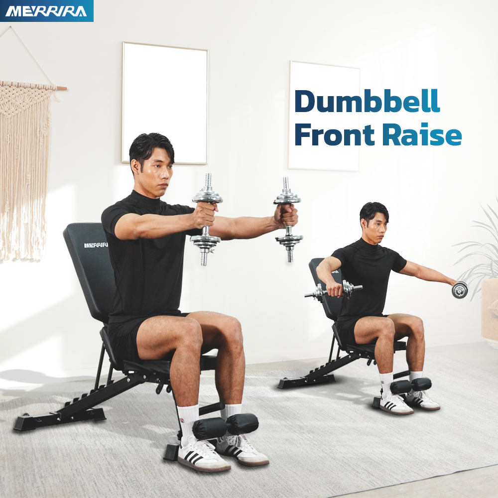 MERRIRA เก้าอี้ยกน้ำหนัก รุ่น Warrior CX-220 ม้านั่งยกน้ำหนัก เก้าอี้ยกดัมเบล เก้าอี้ออกกำลังกาย Adjustable Weight Bench - รูปที่ 5