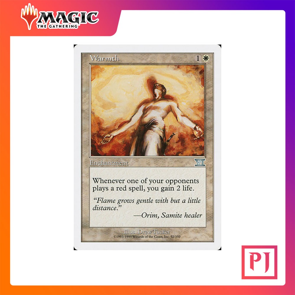 [MTG] Warmth [6TH] [WHITE] [UNCOM] [NORMAL] [ENG] (การ์ดเมจิค / Magic the Gathering)
