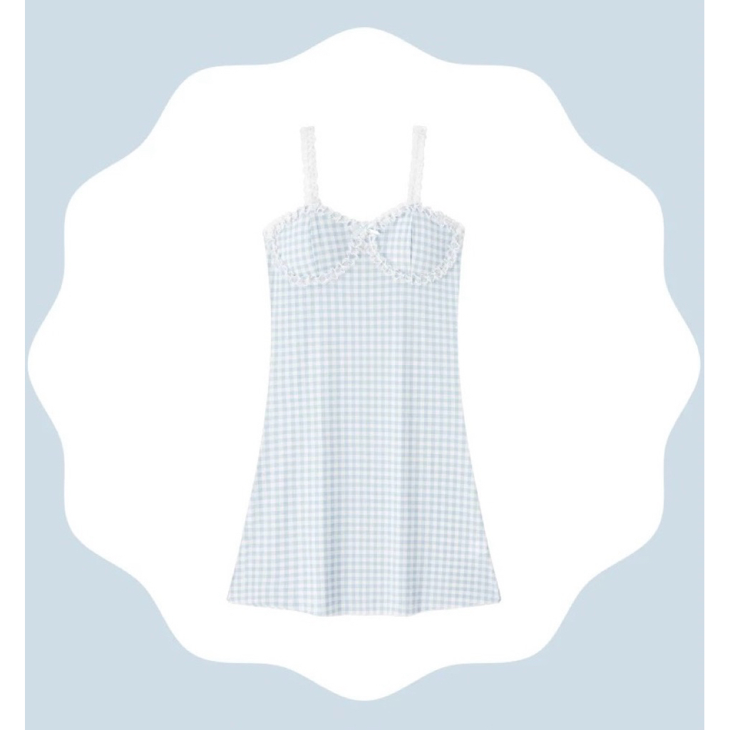 ชุดนอน ลายสก็อต Sleepwear ♡ SUMMER22Y