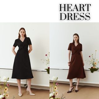 MAVE เดรส รุ่น Heart Dress สี Mocha,Black