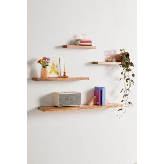 ชั้นวางของแบบซ่อนขา ไม้จริงหนา 2cm. - รูปที่ 3