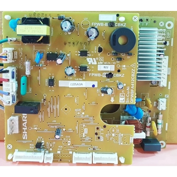 แผงบอร์ดตู้เย็นSHARPชาร์ป(MAIN & SUB PWB)FPWB-B922CBKZใช้กับรุ่น SJ-X410T-SL SJ-X380T-SL, SJ-X380T-D