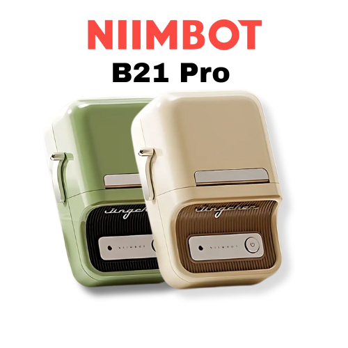 NIIMBOT B21 Pro เครื่องปริ้นสติ๊กเกอร์ เครื่องปริ้นสำหรับธุรกิจ เครื่องปริ้นสำหรับร้านค้า