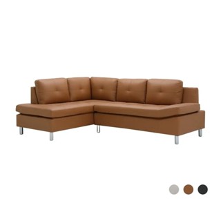 INDEX LIVING MALL โซฟาหนังสังเคราะห์ L-Shape รุ่น โอวิร่า - …