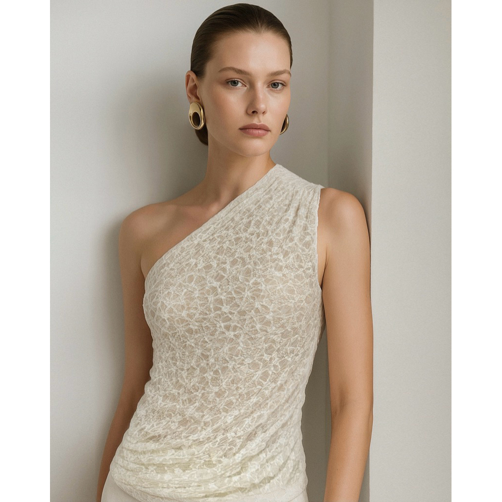 Chatnapa - Jade Top (white/black)