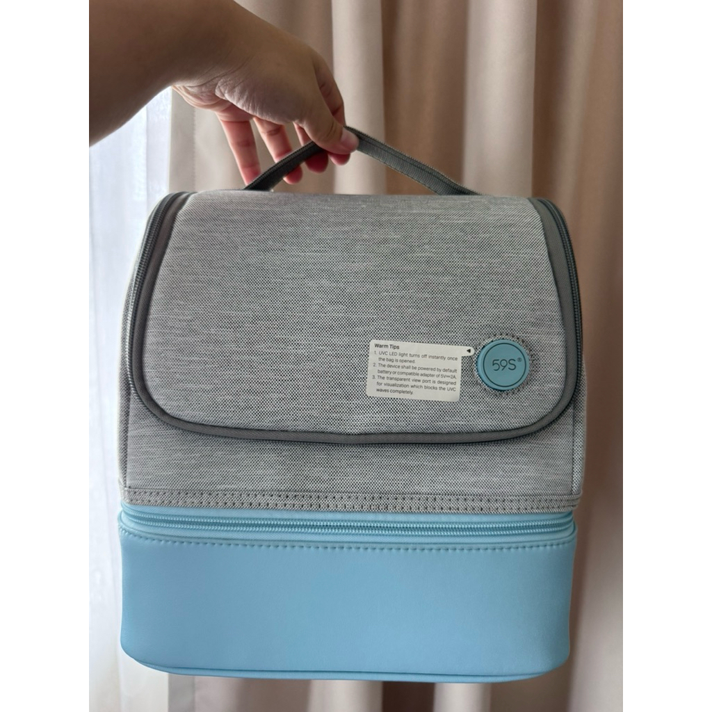 59S กระเป๋าฆ่าเชื้อด้วยแสง UVC LED รุ่น P14 - สีฟ้า