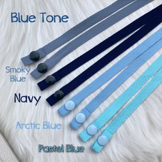 SALE!! No.1📍สายคล้องแมส SML รุ่นกระดุมสแนป ผ้าคอตตอน สีสวยทุกสี ใช้งานง่าย สายคล้องแมสเด็ก/ผู้ใหญ่ สีพาสเทล แมส