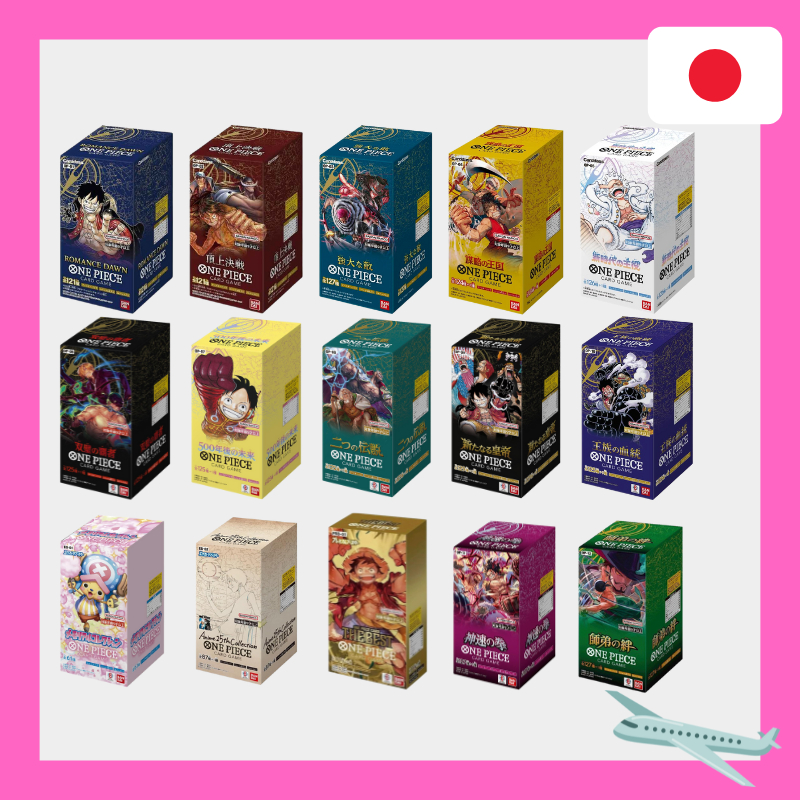 ONE PIECE Card Game Japanese TCG All series box with factory sealed ［OP-01/OP-02/OP-03/OP-04/OP-05/O