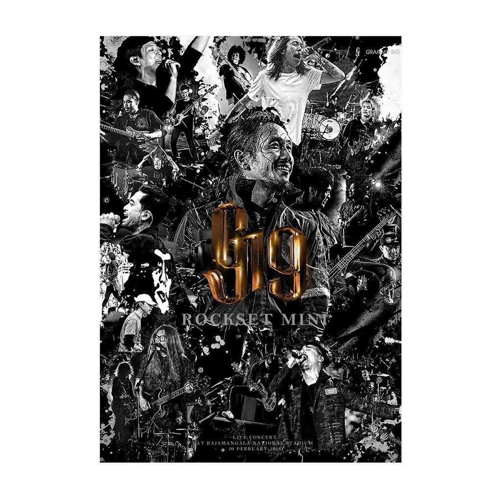 GMM GRAMMY Boxset DVD Concert บันทึกการแสดงสด Genie fest 19 ปี กว่าจะร็อกเท่าวันนี้