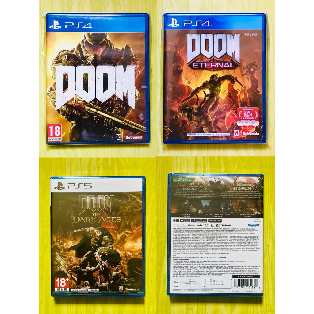 PS4,PS5 Games [A/T] รวม DOOM: The Dark Ages (Zone 3,Asia (พร้อมส่ง)