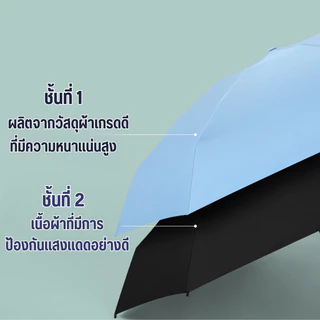 ร่ม ร่มกันฝน กันแดด UV ป้องกันแสง UPF50+ กันน้ำ ขนาดเล็ก กระทัดรัด ร่มแคปซูล ดีไซน์น่ารัก สีพาสเทล น้ำหนักเบา