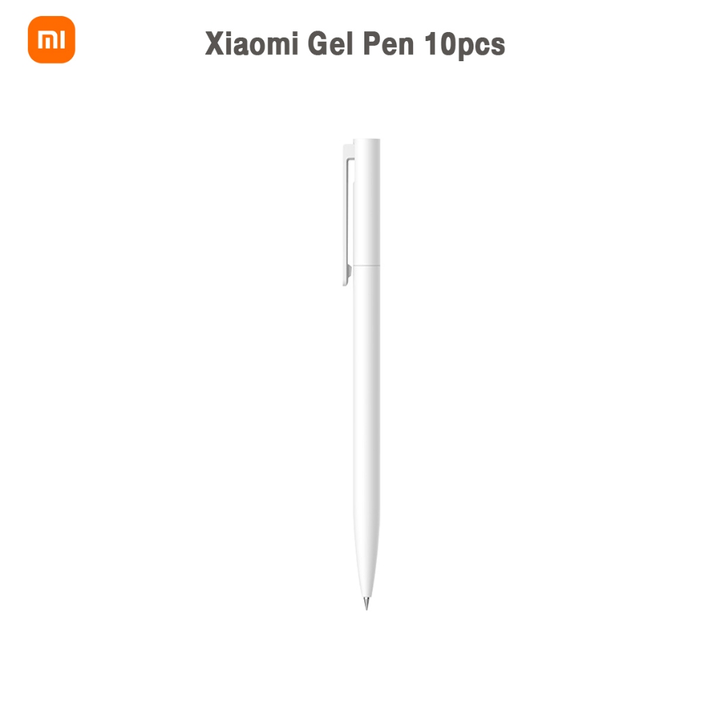 Xiaomi High-capacity Gel Pen 0.5mm (10-pack) ปากกาเจล เขียนลื่นๆ แห้งไว ไม่เลอะ  Mi gel pen 10pcs ปากกาหมึกเจล 0.5mm