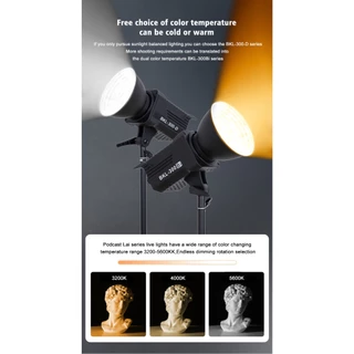 BKL-300W ไฟสตูดิโอ 3200-5600K ไฟถ่ายรูป ชนิดความสว่างสู ไฟเติมแสง LED ไฟถ่ายวิดีโอระดับมืออาชีพไฟสตูดิโอ