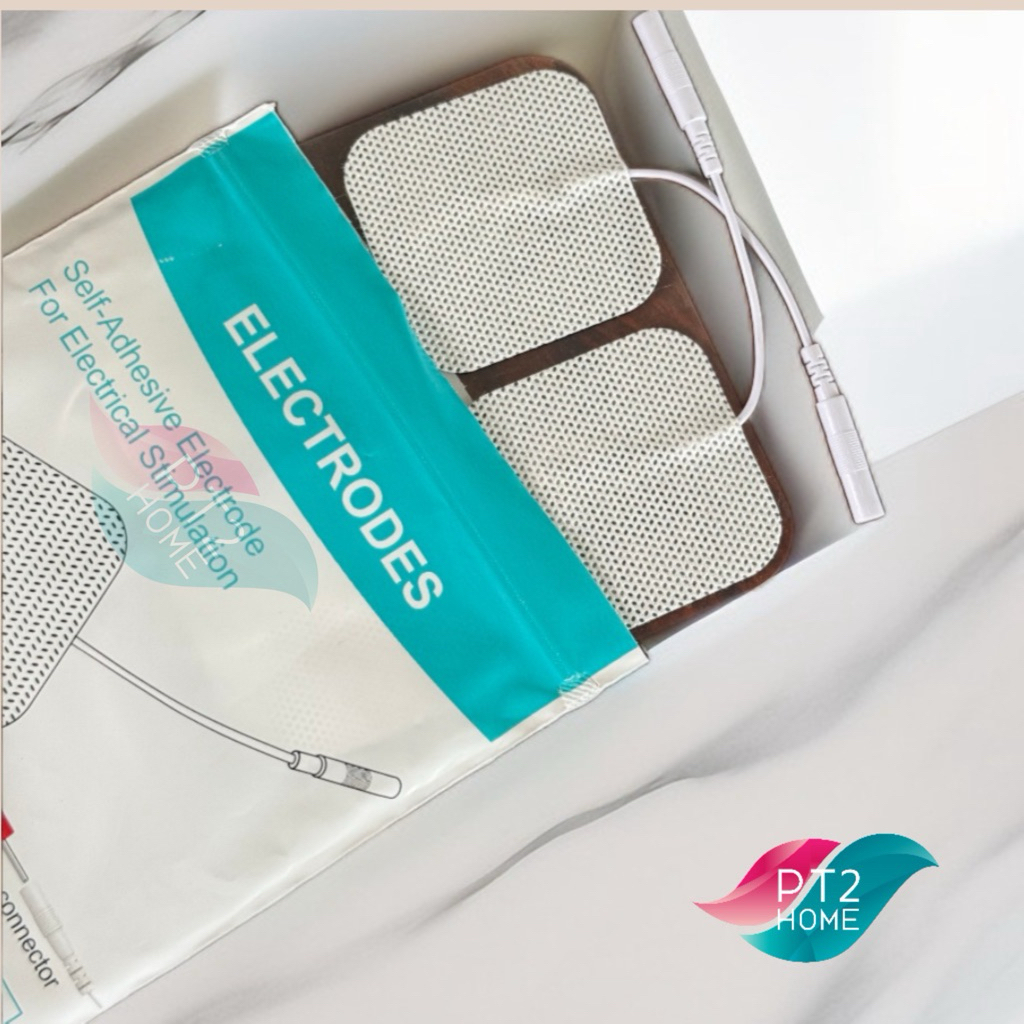 แผ่นกระตุ้นไฟฟ้าเทนส์  แพคฟ้า electrode เหนียว ทน คุณภาพสูง อ่อนโยน ไม่แพ้ มาตรฐานCE TENs