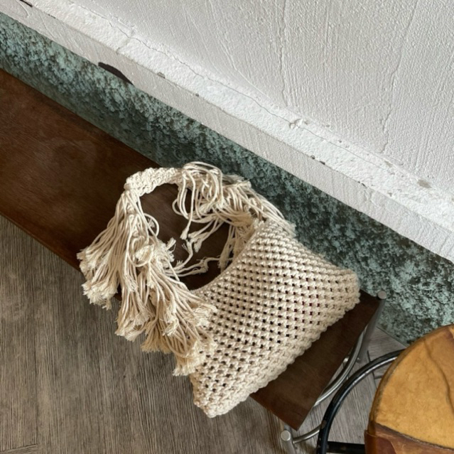 Tulear bag กระเป๋าถักสะพายไหล่