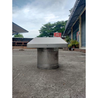 ปล่องดูดอากาศ บนหลังคา แบบพัดลม (ไม่รวมฐานไฟเบอร์)