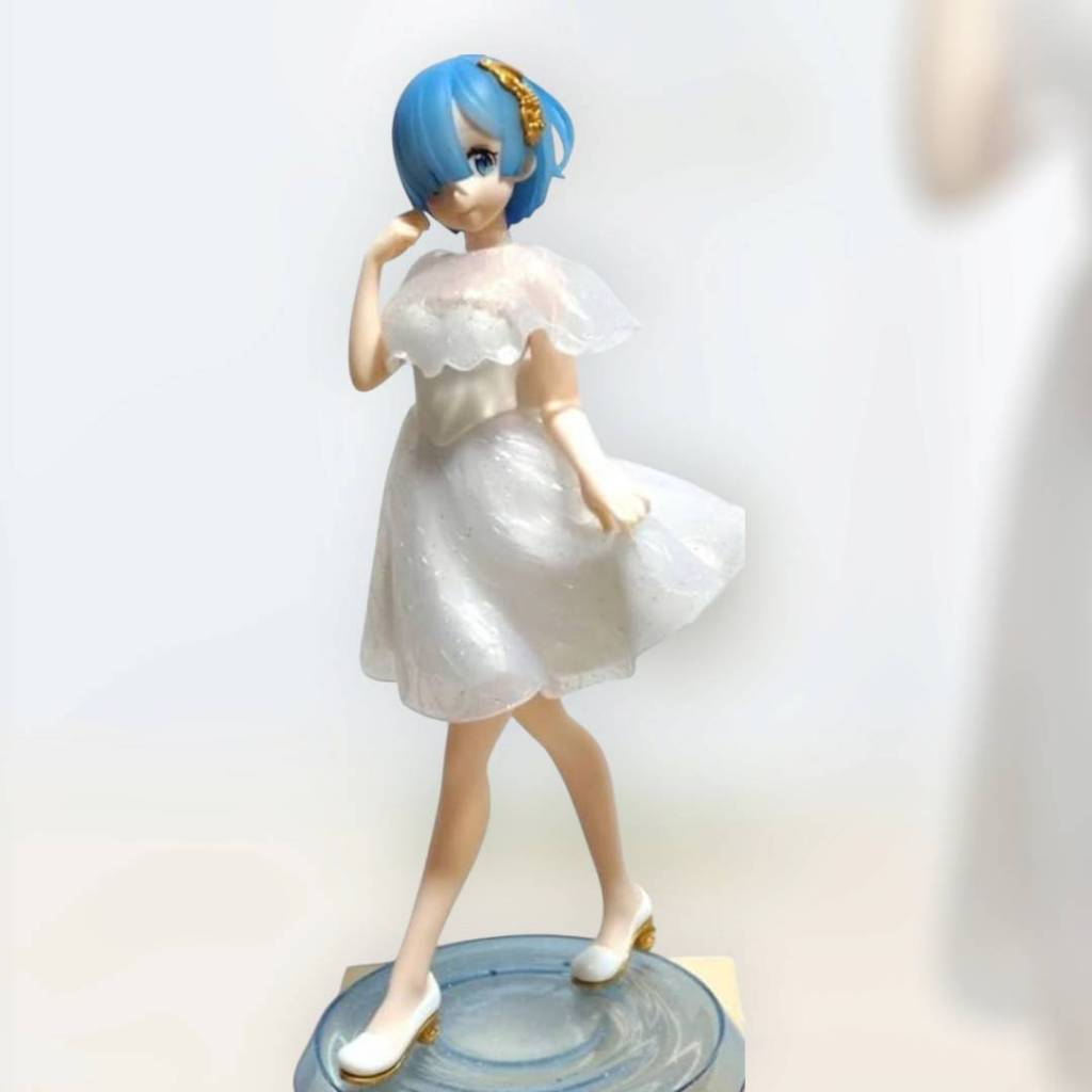 ฟิกเกอร์แท้ Re Zero Figure - Rem Ram Emilia Figure FuRyu Taito Sega ขนาด 8 นิ้ว มือสอง[9]