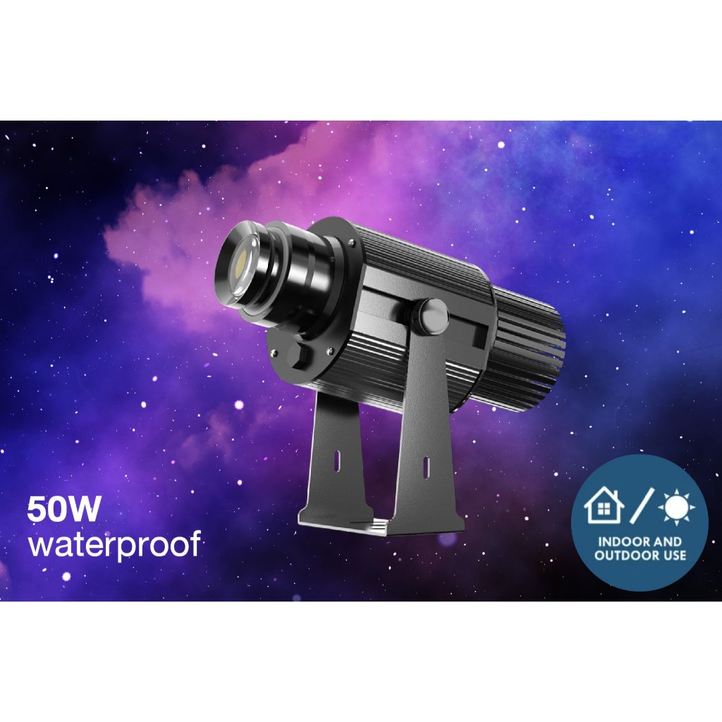 เครื่องฉายโลโก้ Logo Projector 50W มีบริการหลังการขาย พร้อมรับประกันสินค้า