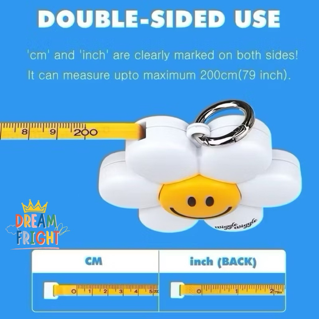 Wiggle Wiggle Measure Tape สายวัด ใช้งานง่าย น่ารัก และพกพาสะดวก