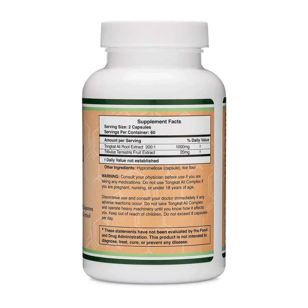 Double Wood Tongkat Ali Extract 200 to 1 for Men (Longjack) Eurycoma Longifolia 1020mg per Serving120 Capsules(No.3009) ราคา ถูกที่สุด ดีลบีเคเค แกลเลอรีภาพที่ 4