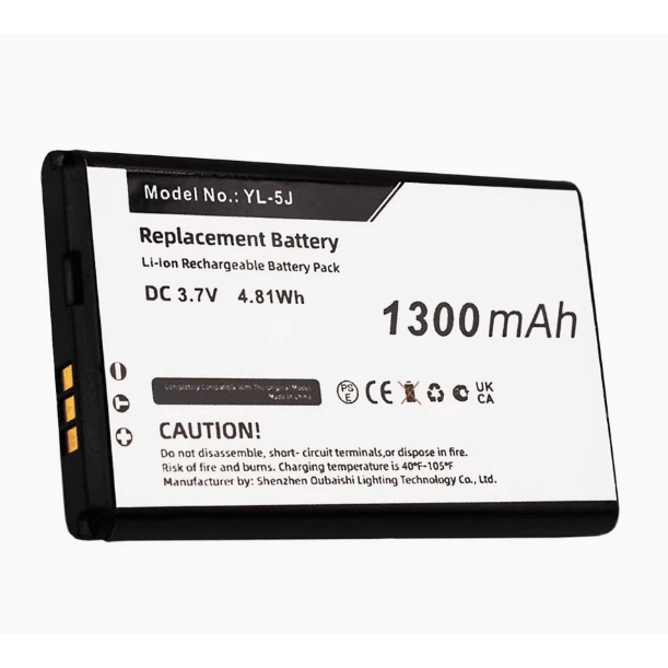 เหมาะสำหรับ Yilian/Yealink W56H Yealink YL-5Jแบตเตอรี่โทรศัพท์วิดีโอ