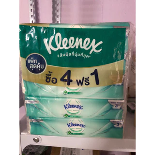 (70แผ่น*5ห่อ)หนา3ชั้น กระดาษเช็ดหน้า KLEENEX SIKY SMOOTH 70 แผ่น แพ็ค5