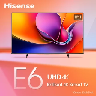 Hisense TV รุ่น 65E6Q ทีวี 65 นิ้ว 4K Ultra HD Smart VIDAA TV Voice Control WIFI Netflix & Youtube