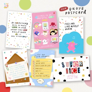STUDIO.OWY : Quote Postcard โปสการ์ดข้อความ | ขนาด4x6นิ้ว