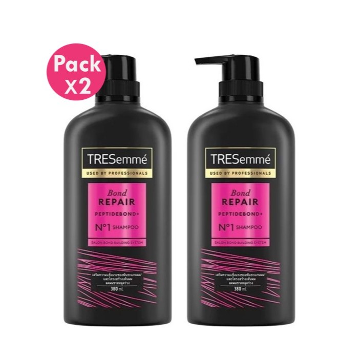 โปรโมชั่น 2 ขวด แชมพูเทรซาเม่ 380 มล. Tresemme shampoo 380 ml