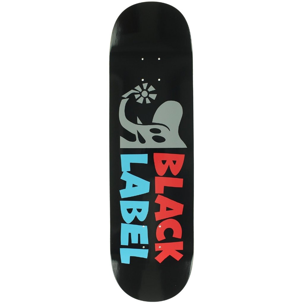 BLACK LABEL Elephant Sector Grey Skateboard Deck 8.5