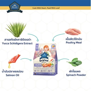 Buzz Beyond - อาหารแมว บัซซ์ บียอนด์ กลูเตนฟรี ลูกแมวแและแมวโต ทุกสายพันธุ์ 1 kg