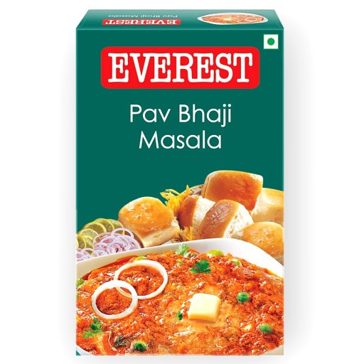 EVEREST Pav Bhaji Masala powder 100g ผงเครื่องเทศการัมมาซาล่า ผงปรุงรสเครื่องเทศอินเดีย -No Preserva