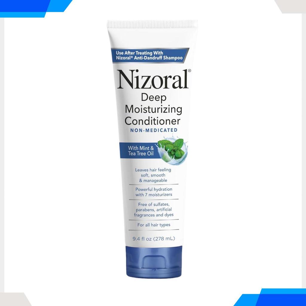 Nizoral Deep Conditioner with Mint and Tea Tree Oil for all hair types, 278ml, Nizoral shampoo 200ml
