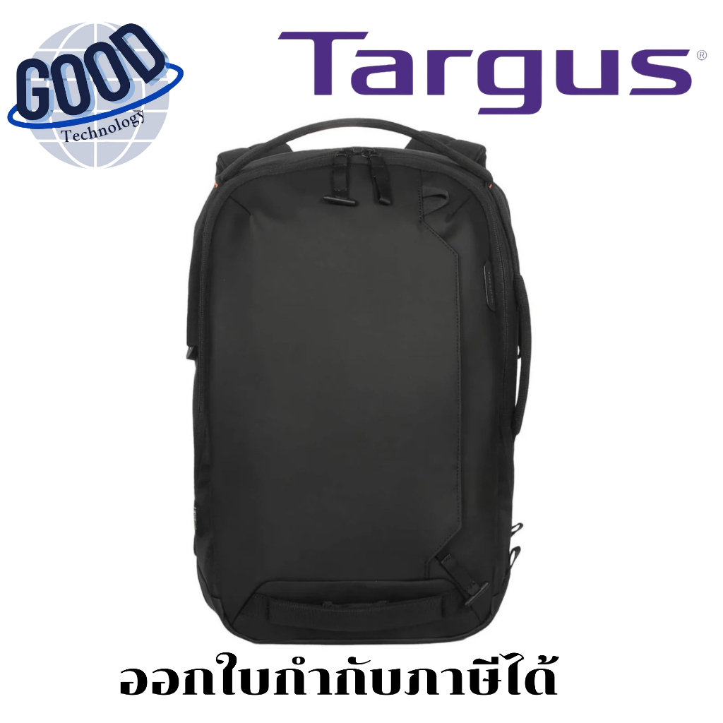 Targus Commuter EcoSmart 15-16" Backpack กระเป๋าอเนกประสงค์ ดีไซน์เรียบง่าย (TBB652GL) สีดำ