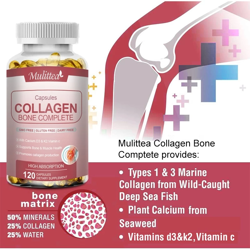 MULITTEA Collagen Capsules บำรุงผม ผิว เล็บ ข้อต่อ thumbnail 5