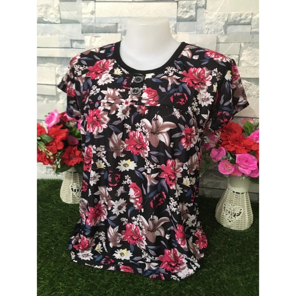 เสื้อยืดแขนสั้น ลายดอก ผ้านิ่ม รุ่น314 thumbnail 4