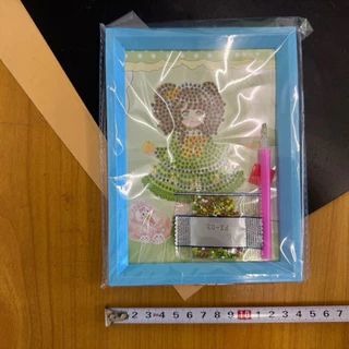 (ยกโหล 12 ชิ้น) No.1128ของเล่นตัวเด็ก คริสตัลดีไอวาย คริสตัลdiy กรอบรูปคริสตัล กรอบรูปติดลูกปัดของเล่นสำหรับเด็กผผู้หญิง