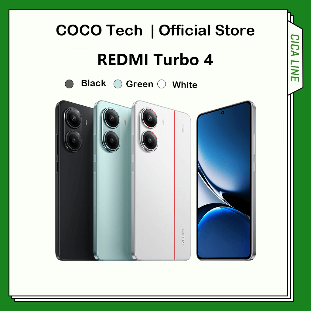 REDMI Turbo 4 Mediatek Dimensity 8400 Ultra 6.67" 1.5K 120Hz 90W ไฮเปอร์ชาร์จ วัตต์ 6550mAh