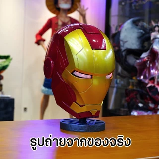 หน้ากากไอรอนแมน รุ่นประหยัด เปิด-ปิดออโต้ มีระบบสัมผัส มีให้เลือก 2 สี มีเสียง มีไฟ ชาร์จusb