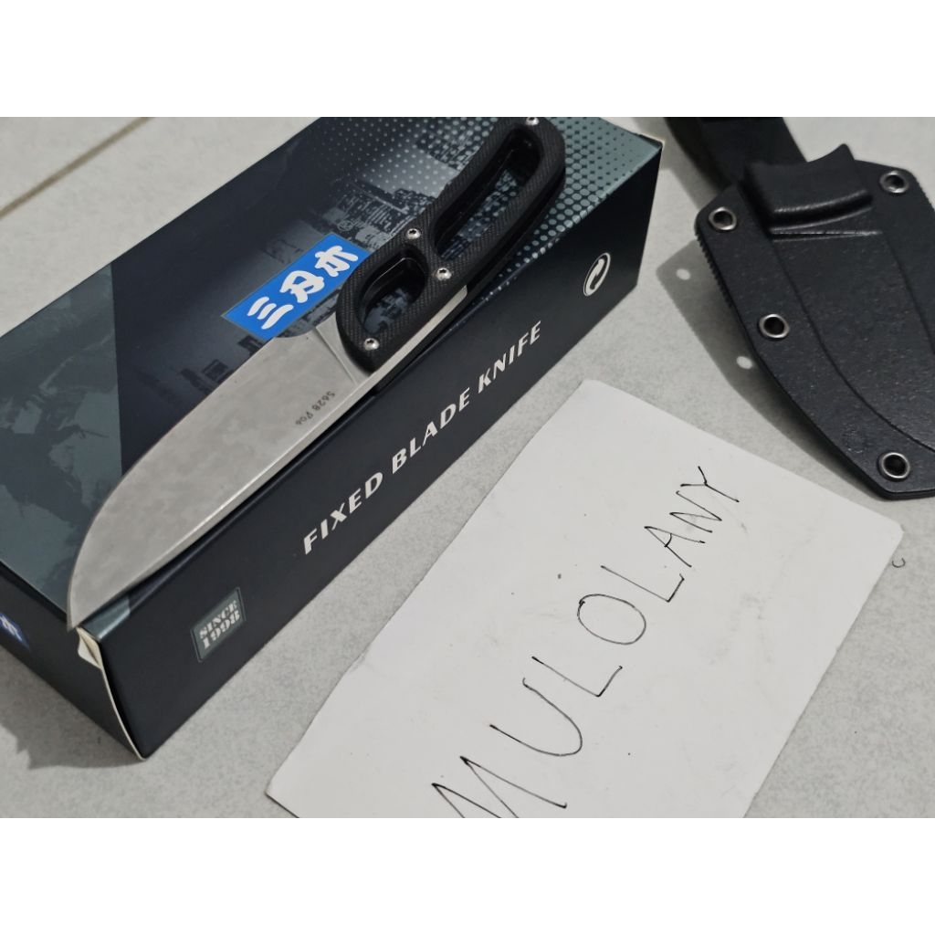 sarenmu 628 แท้ 8cr14movใบตอ. สีดำ ครบกล่อง