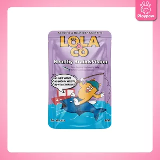 [ยกโหล 12 ซอง] อาหารเปียกแมวโลล่าแอนด์โค LOLA&CO Complete&Balanced โภชนาการครบถ้วน ขนาด 80 กรัม