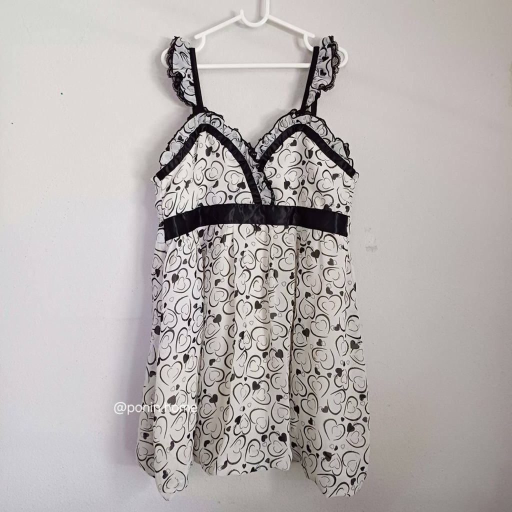 เสื้อสายเดี่ยวหัวใจทรงบอลลูน size130 coquette dollette