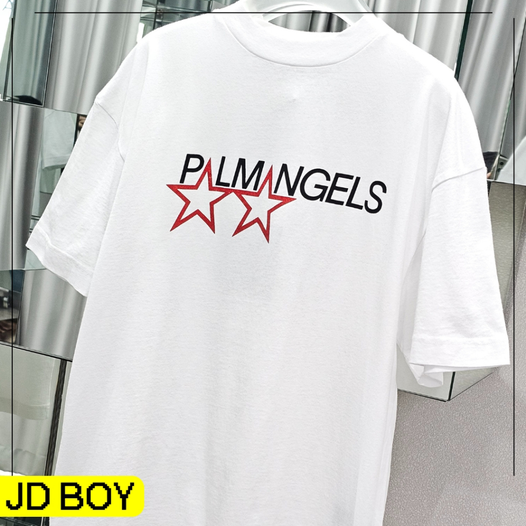 (มีส่งด่วนได้ของเลยวันนี้) JDBOY - Palm Angle Star White Tee เสื้อยืดของแท้ พร้อมส่ง