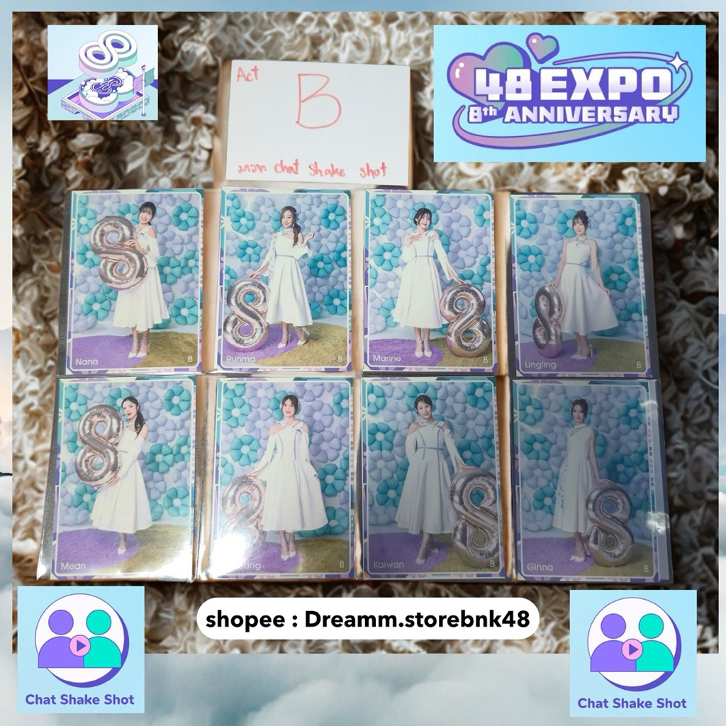 Bnk48 CGM48 Photoset Special Act B จากกิจกรรม Chat shake shot  8 ปี