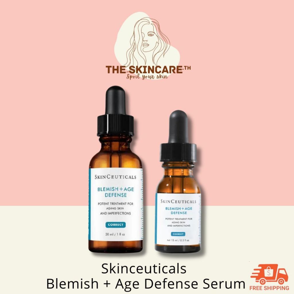 ⚡แท้💯 ส่งไว⚡ TheSkincare.TH | Skinceuticals Blemish + Age Defense *EXP.02/28* เซรั่มสำหรับคนที่เป็นสิว