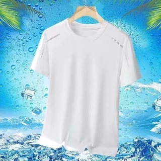 CC-30022 เสื้อแขนสั้นผ้าไหมเย็นแบบบาง ผ้าตาข่าย ระบายอากาศ แห้งไว เหมาะกับหน้าร้อน ใส่สบาย ใช้งานได้หลากหลาย ICE SILK