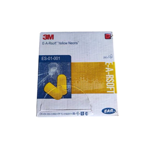 3M ที่อุดหู โฟมอุดหู 3M E-A-Rsoft Yellow Neons รุ่น ES-01-001 ลดเสียงได้ SNR 36 dB ของแท้ (1 ซองมี 2 ชิ้น) ลดล้างสต๊อก