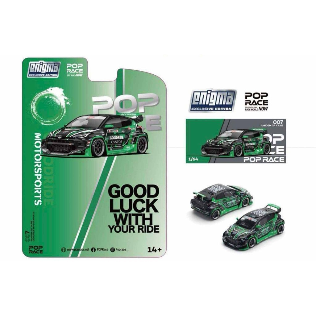 POP RACE x Enigma 1/64 Pandem GR Yaris - GOODRIDE MotorSports