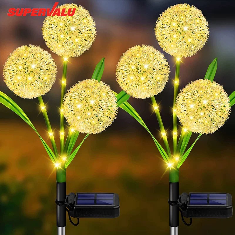 Neobee ไฟปักสนามโซล่าเซลล์ ดอกแดนดิไลออน โคมไฟดอกไม้ ตกแต่งสวน กลางแจ้ง กันน้ำ Solar-Dandelion