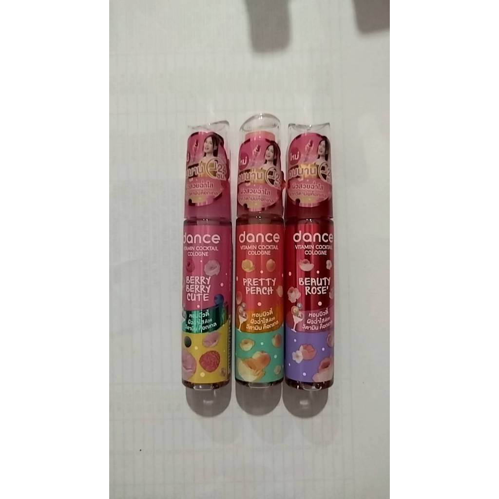 Dance vitamin cocktail cologne 20 ml. แดนซ์ วิตามิน ค๊อกเทล โคโลญ 20 มล. มีให้เลือก 3 กลิ่น
